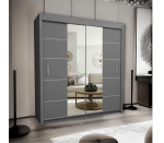 Oslo Mirror Sliding Wardrobe - Image 3