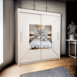 Venice Sliding Door Mirror Wardrobe - Image 4