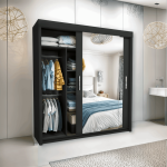Milan Sliding Mirror Wardrobe - Image 4